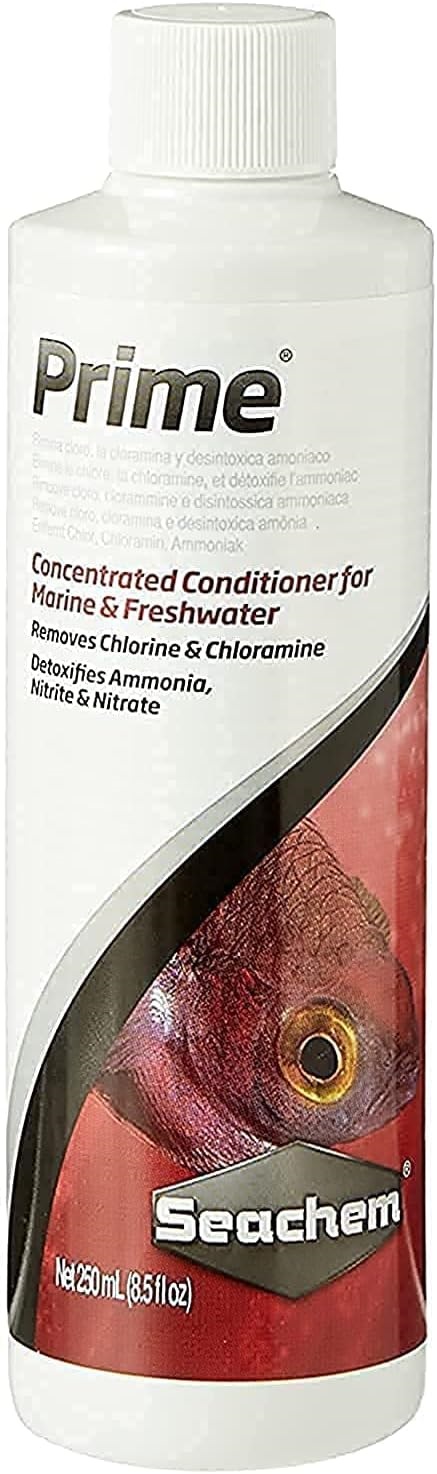 Seachem Prime Fresh and Saltwater Conditioner - Chemical Remover and Detoxifier