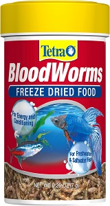 Tetra BloodWorms, Freeze-Dried Food for Freshwater and Saltwater Fish